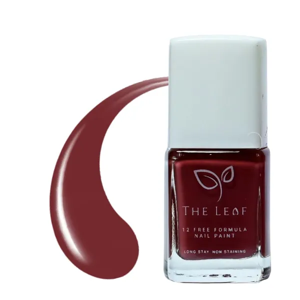 THE_LEAF_DARK_CARAMEL||_NON_TOXIC_NAIL_POLISH_||_Long_Stay_Gel_Effect_||__10ML
