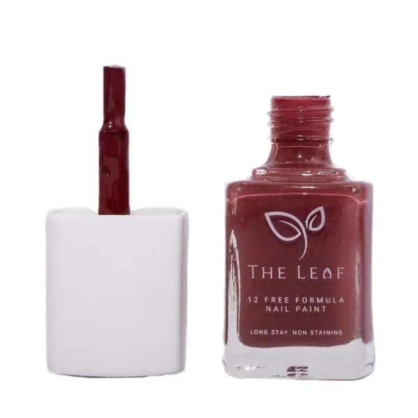 THE_LEAF_DARK_CARAMEL||_NON_TOXIC_NAIL_POLISH_||_Long_Stay_Gel_Effect_||__10ML