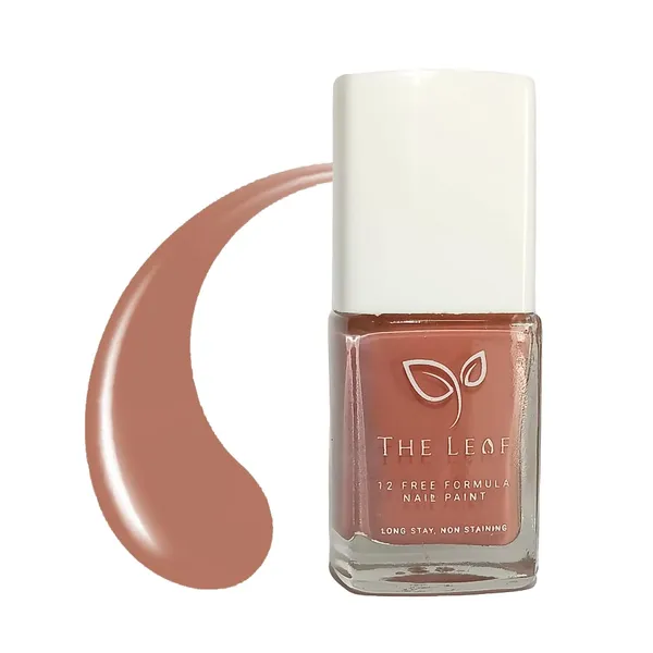 THE_LEAF_NUDE||_NON_TOXIC_NAIL_POLISH_||_Long_Stay_Gel_Effect_||__10ML