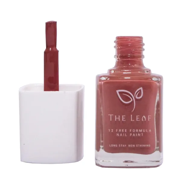THE_LEAF_NUDE||_NON_TOXIC_NAIL_POLISH_||_Long_Stay_Gel_Effect_||__10ML