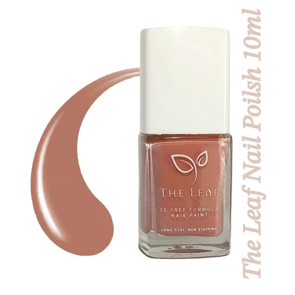 THE_LEAF_NUDE||_NON_TOXIC_NAIL_POLISH_||_Long_Stay_Gel_Effect_||__10ML