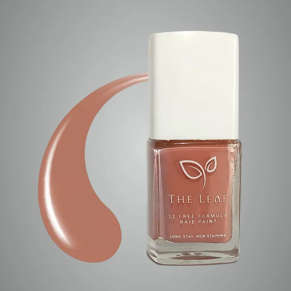 THE_LEAF_NUDE||_NON_TOXIC_NAIL_POLISH_||_Long_Stay_Gel_Effect_||__10ML