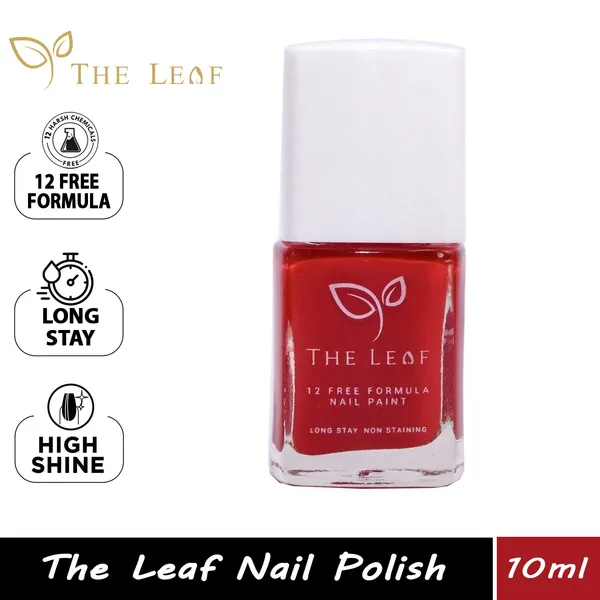 THE_LEAF_BEET_RED||_NON_TOXIC_NAIL_POLISH_||_Long_Stay_Gel_Effect_||__10ML