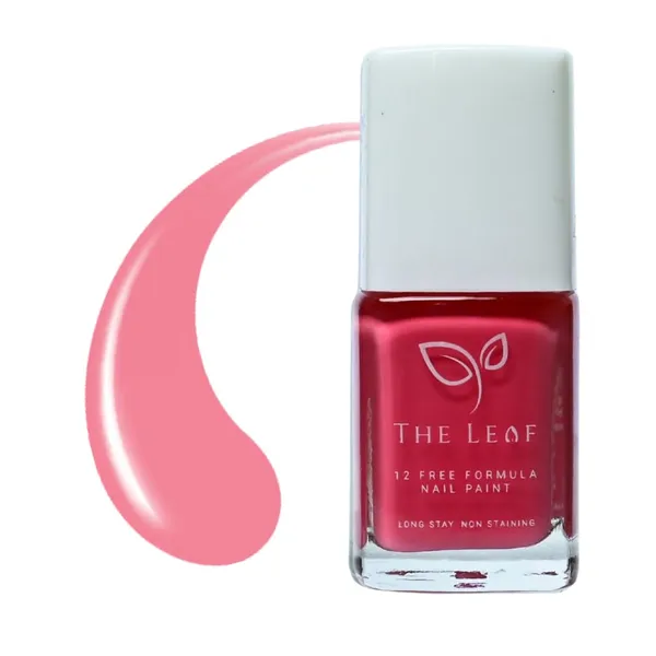 THE_LEAF_CORAL_PINK||_NON_TOXIC_NAIL_POLISH_||_Long_Stay_Gel_Effect_||__10ML