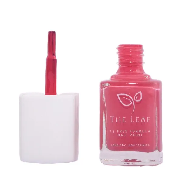 THE_LEAF_CORAL_PINK||_NON_TOXIC_NAIL_POLISH_||_Long_Stay_Gel_Effect_||__10ML