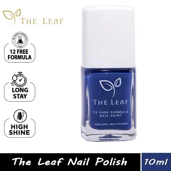 THE_LEAF_BLUEBERRY||_NON_TOXIC_NAIL_POLISH_||_Long_Stay_Gel_Effect_||__10ML