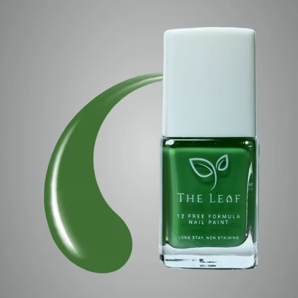 THE_LEAF_FOREST_GREEN||_NON_TOXIC_NAIL_POLISH_||_Long_Stay_Gel_Effect_||__10ML