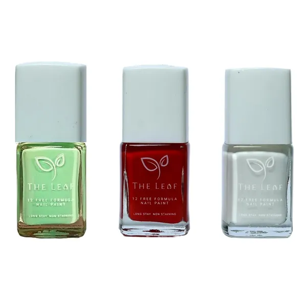 Pack_of_3(Toxic_Free_Nail_Paint)_Mint_Green,Pearl_White,Strawberry_|_Long_Stay_Gel_Effect_|_Chip_Resistant_|_Non-Staining_Nail_Polish_(_10Ml_)