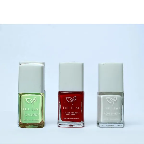 Pack_of_3(Toxic_Free_Nail_Paint)_Mint_Green,Pearl_White,Strawberry_|_Long_Stay_Gel_Effect_|_Chip_Resistant_|_Non-Staining_Nail_Polish_(_10Ml_)