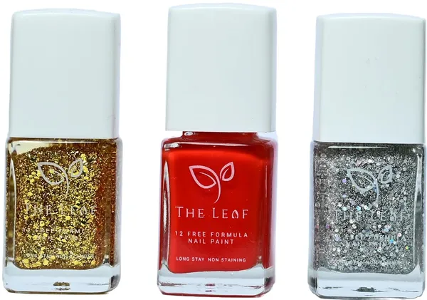 Pack_of_3(Toxic_Free_Nail_Paint)_Gold_Glitter,_Silver_Glitter,_Beet_Red_|_Long_Stay_Gel_Effect_|_Chip_Resistant_|_Non-Staining_Nail_Polish_(_10Ml_)
