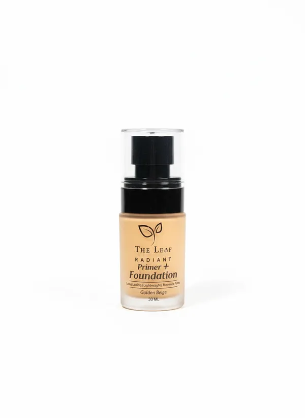 THE_LEAF_RADIANT__PRIMER+FOUNDATION_||_GOLDEN_BEIGE||