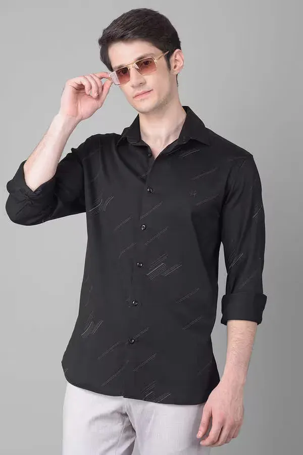 Black_Printed_Cotton_Slim_Fit_Casual_Shirt_For_Men