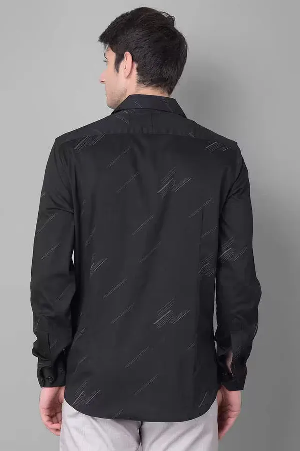 Black_Printed_Cotton_Slim_Fit_Casual_Shirt_For_Men