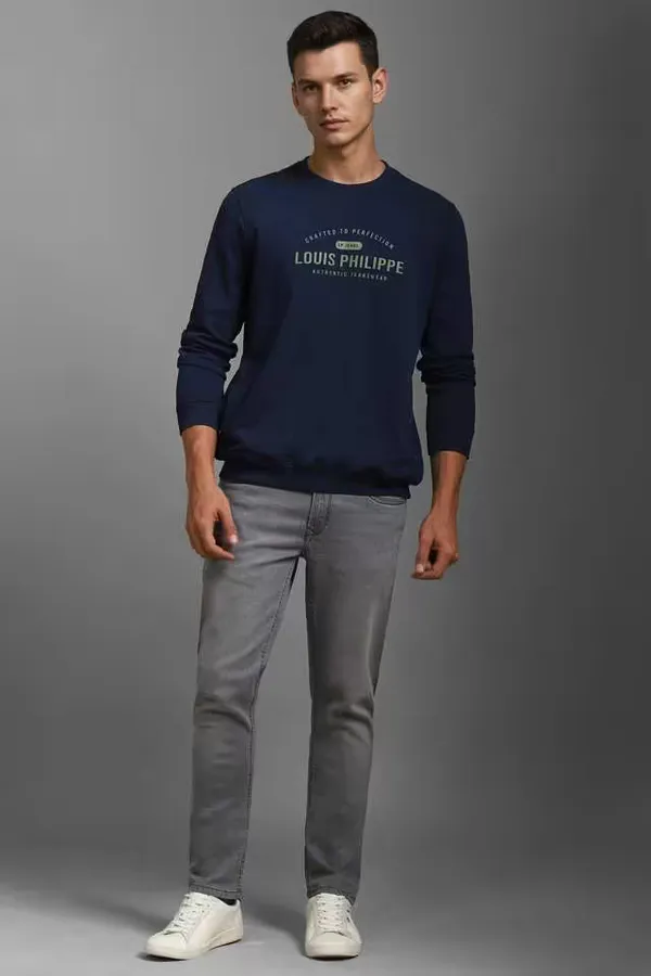 Blue_Solid_Cotton_Round_Neck_Sweatshirt_For_Men