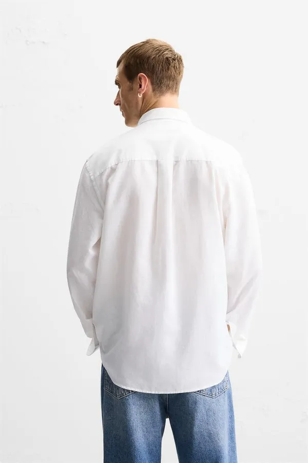 White_Cotton_Linen_Shirt_For_Men