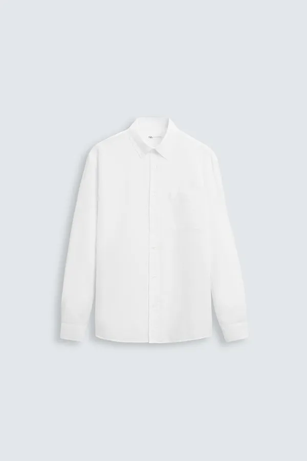 White_Cotton_Linen_Shirt_For_Men