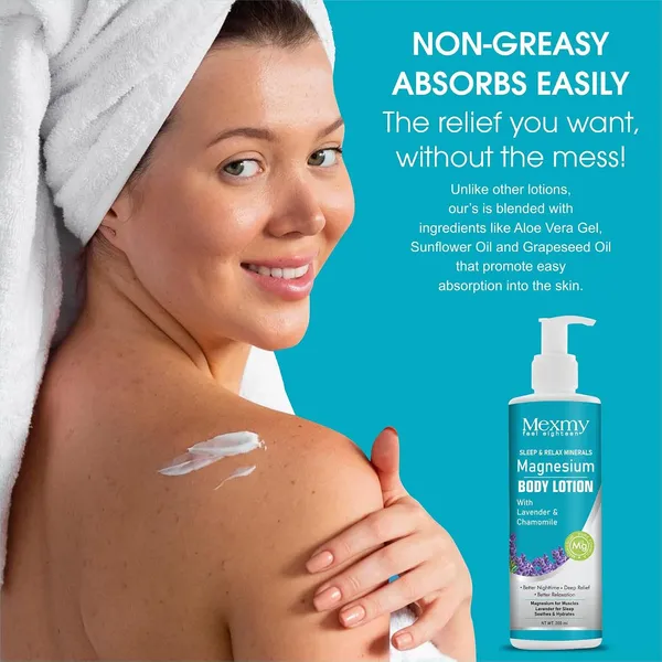 Mexmy10%_Magnesium_Sleep_Body_Lotion_200ml_|_For_Muscle_Recovery_&_Relaxation_|_Infused_with_Shea_Butter_&_Lavender_|_Mildly_Scented,_Lightweight_&_Non-Greasy_Formula_(Pack_Of_2-200ml)