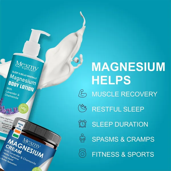 Mexmy_Magnesium_Cream_&_Body_Lotion_Combo_with_Lavender_&_Chamomile_|_Sleep_&_Relax_Minerals_Formula_|_Deep_Muscle_Relaxation,_Skin_Hydration_&_Recovery_Support_|_Cream_100g_+_Lotion_200ml