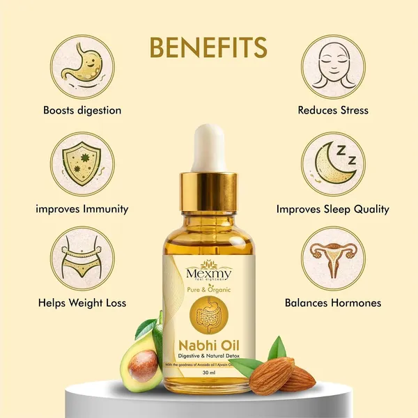 Mexmy_Digestion_&_Detox_Nabhi_Oil_30ml_|_Nabhya_Dhara_Ayurvedic_Belly_Button_Oil_for_Bloating,_Gas_Relief,_Gut_Cleanse,_Healthy_Digestion,_Metabolism_Support_|_Hing,_Ajwain_Herbal_Blend