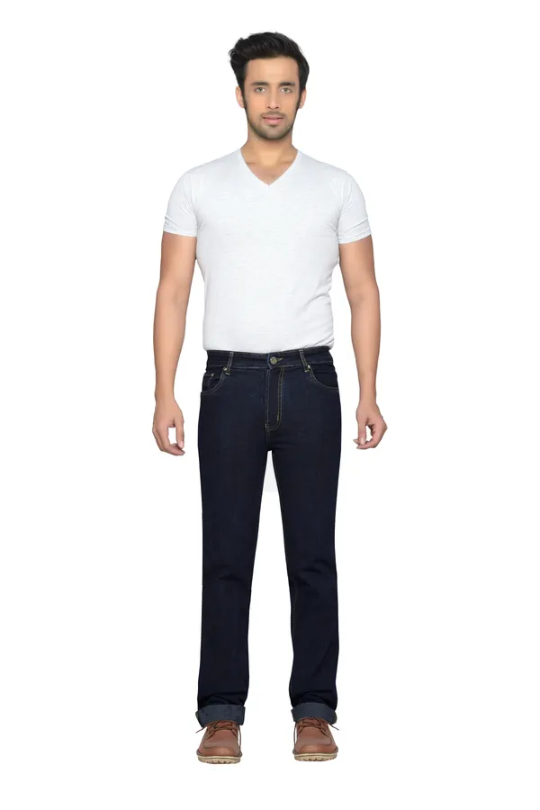 Dragaon_Men'S_Stretchable_Relax_Fit_Jeans_Dark_Blue