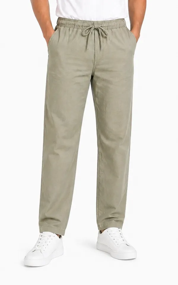 Elite_Cotton_Linen_Pants_For_Men_-_Grey