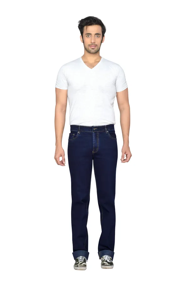 Dragaon_Men'S_Stretchable_Relax_Fit_Jeans_Navy_Blue