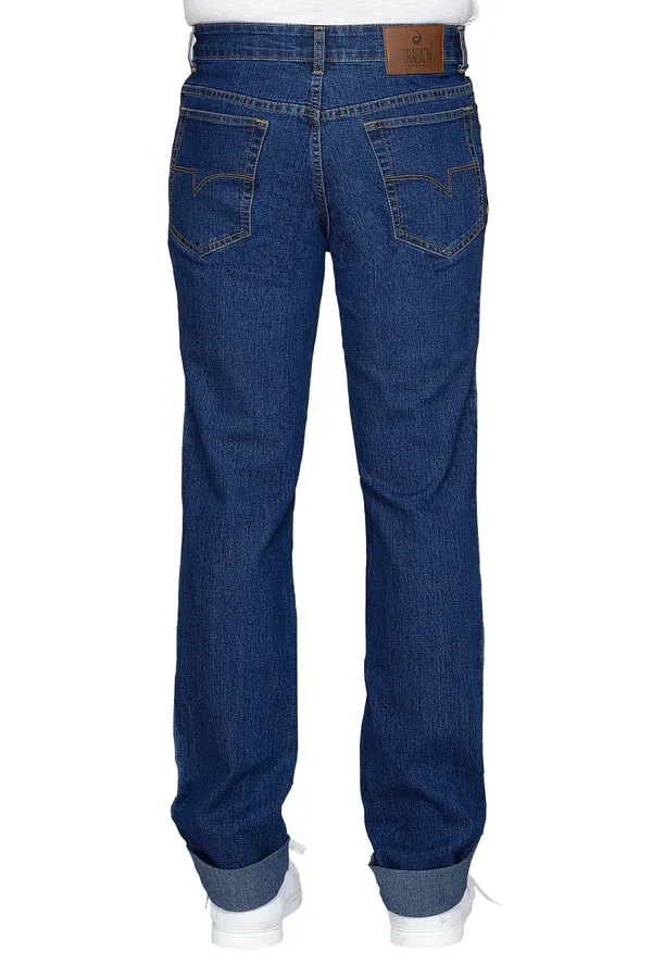 Dragaon_Men'S_Stretchable_Relax_Fit_Jeans_Blue