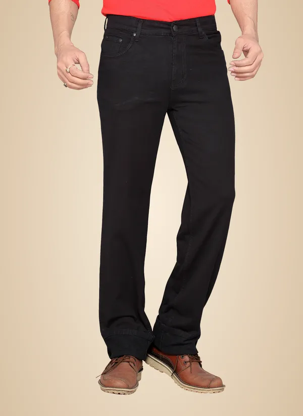 Dragaon_Men'S_Stretchable_Relax_Fit_Jeans_Black