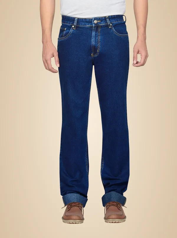 Dragaon_Men'S_Stretchable_Relax_Fit_Jeans_Blue