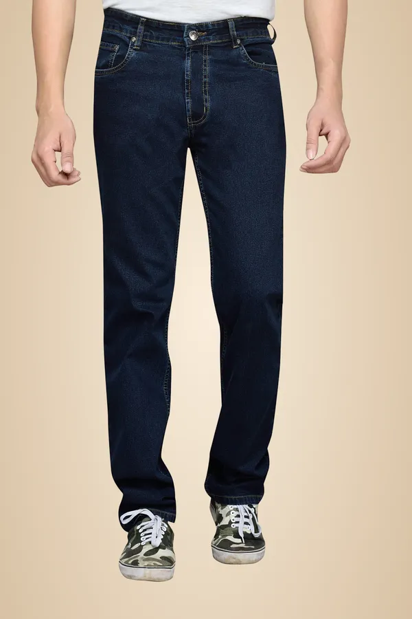 Dragaon_Men'S_Stretchable_Relax_Fit_Jeans_Dark_Blue