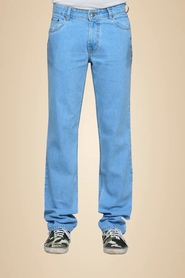 Dragaon_Men'S_Stretchable_Relax_Fit_Jeans_Sky_Blue