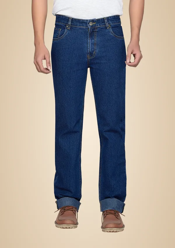 Dragaon_Men'S_Stretchable_Relax_Fit_Jeans_Blue