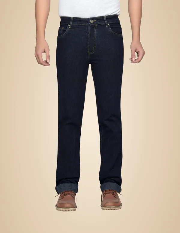 Dragaon_Men'S_Stretchable_Relax_Fit_Jeans_Dark_Blue