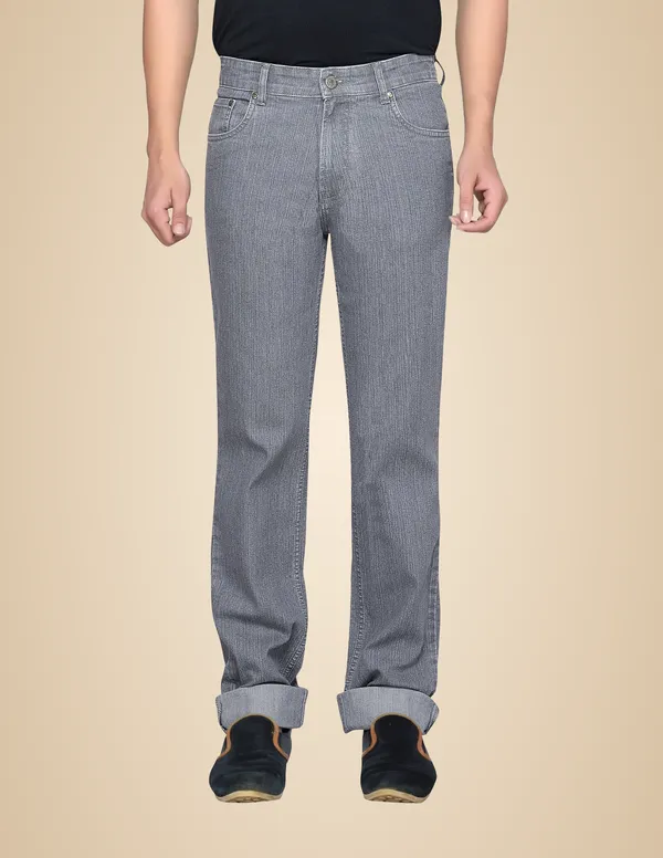 Dragaon_Men'S_Stretchable_Relax_Fit_Jeans_Grey