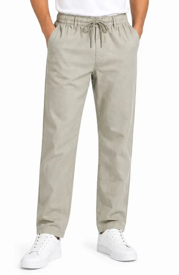 Elite_Cotton_Linen_Pants_For_Men_-_Beige