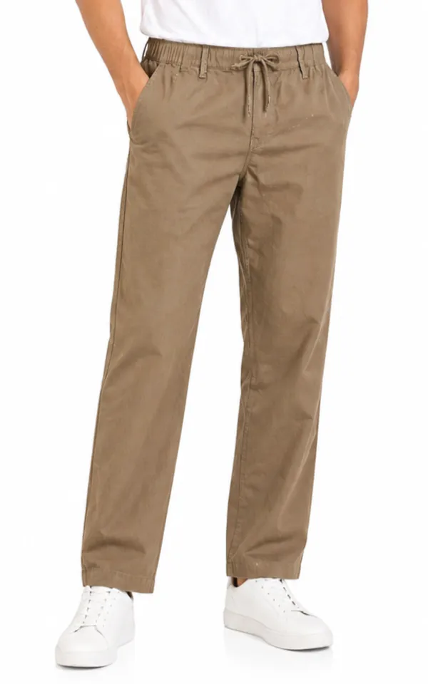 Elite_Cotton_Linen_Pants_For_Men_-_Brown