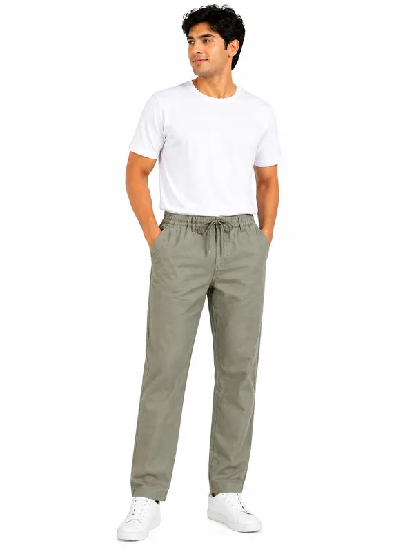 Elite_Cotton_Linen_Pants_For_Men_-_Olive
