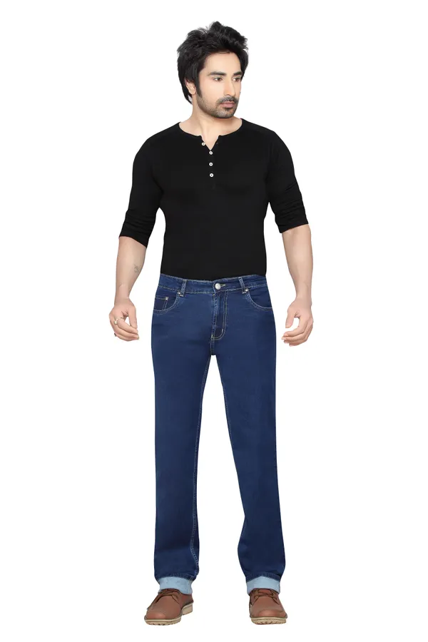Dragaon_Men'S_Stretchable_Relax_Fit_Jeans_Blue