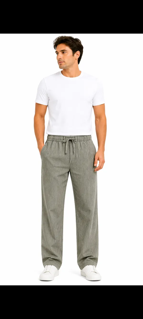 Elite_Stripes_Cotton_Linen_Pants_For_Men_-_Grey