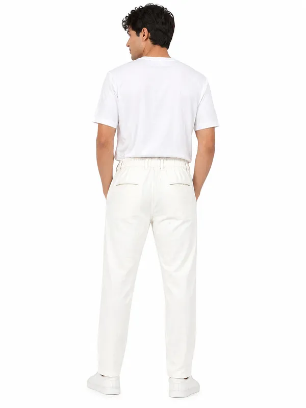 Elite_Cotton_Linen_Pants_For_Men_-_White