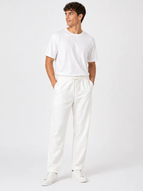 Elite_Cotton_Linen_Pants_For_Men_-_White