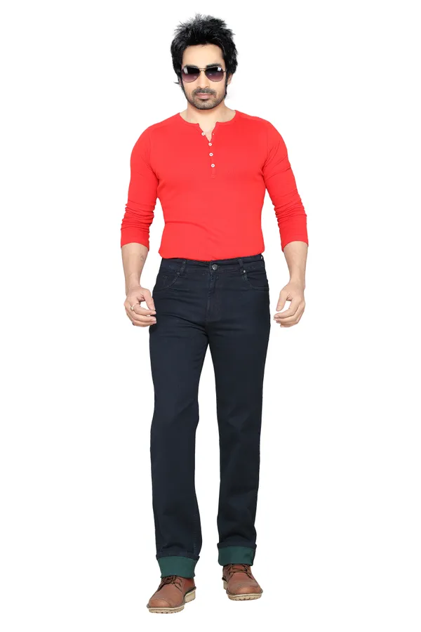 Dragaon_Men'S_Stretchable_Relax_Fit_Jeans_Olive