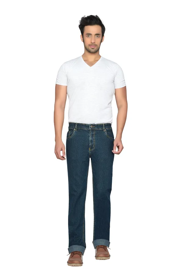 Dragaon_Men'S_Stretchable_Relax_Fit_Jeans_Olive
