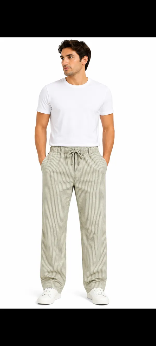Elite_Stripes_Cotton_Linen_Pants_For_Men_-_Beige