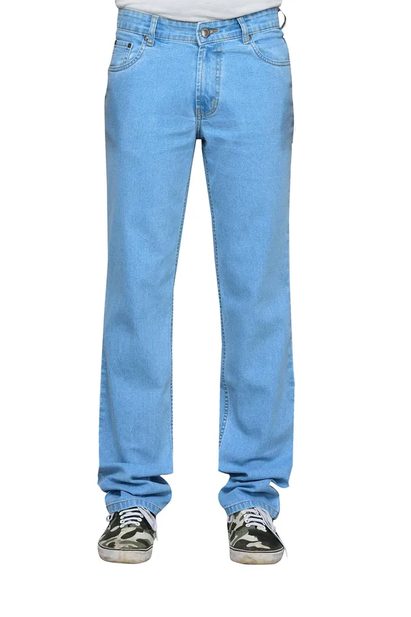 Dragaon_Men'S_Stretchable_Relax_Fit_Jeans_Sky_Blue