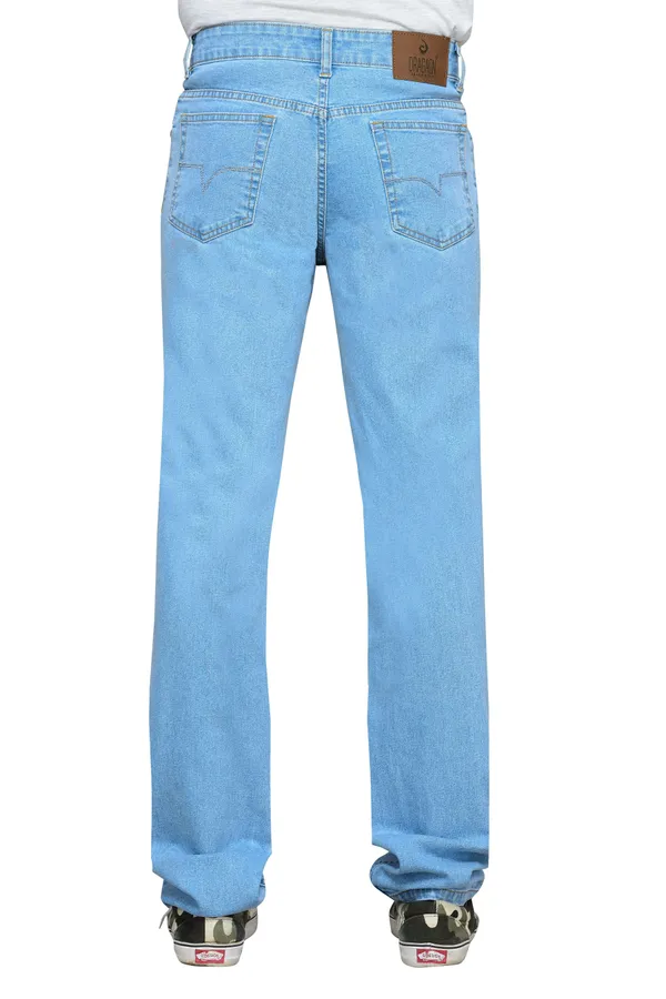 Dragaon_Men'S_Stretchable_Relax_Fit_Jeans_Sky_Blue