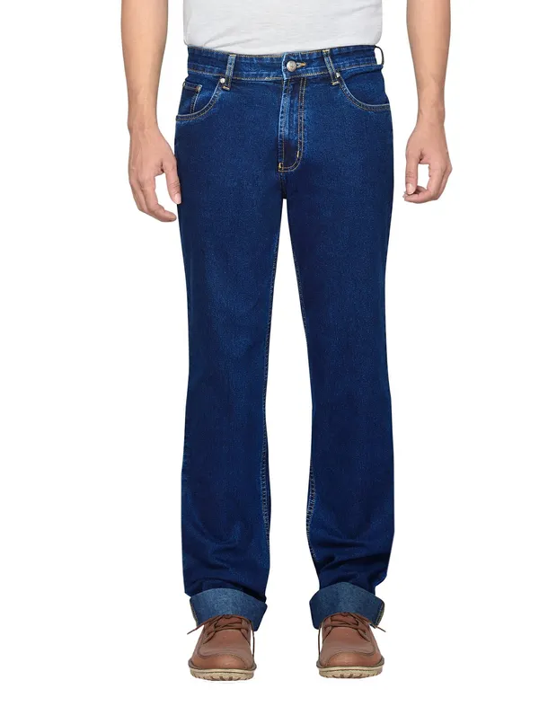 Dragaon_Men'S_Stretchable_Relax_Fit_Jeans_Blue