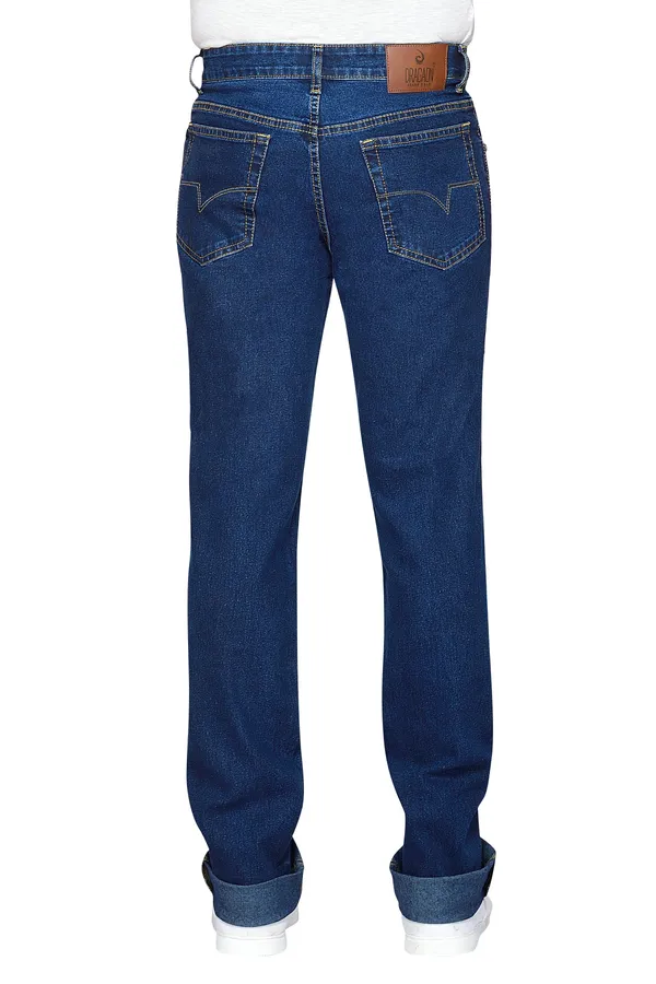 Dragaon_Men'S_Stretchable_Relax_Fit_Jeans_Blue