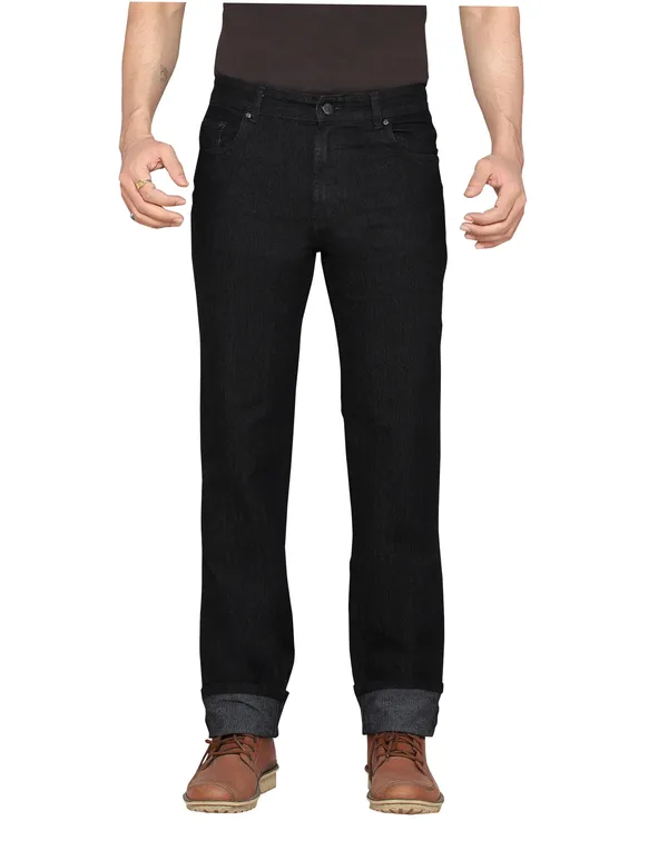 Dragaon_Men'S_Stretchable_Relax_Fit_Jeans_Black
