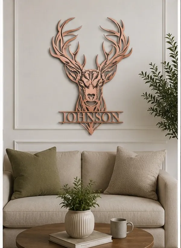 Personalized_Metal_Deer_Head_Wall_Art